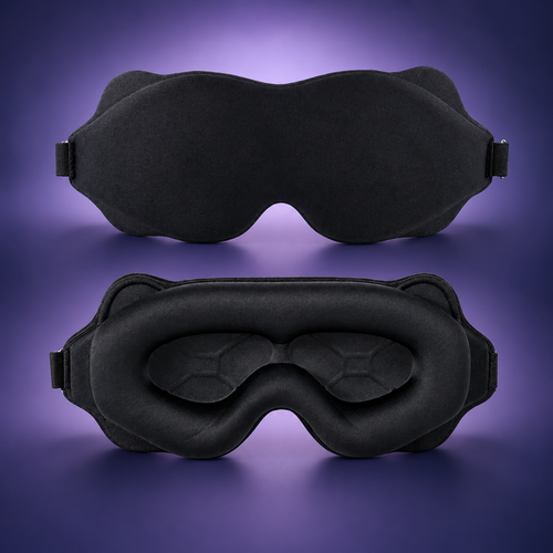 DREAMORA™ — Máscara de Dormir 3D, Bloqueo de Luz 360°
