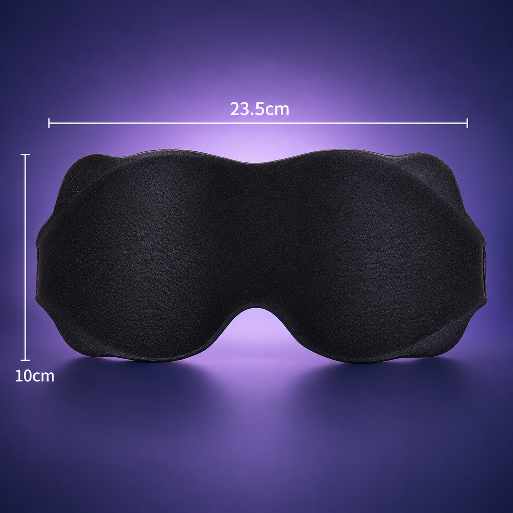 DREAMORA™ — Máscara de Dormir 3D, Bloqueo de Luz 360°