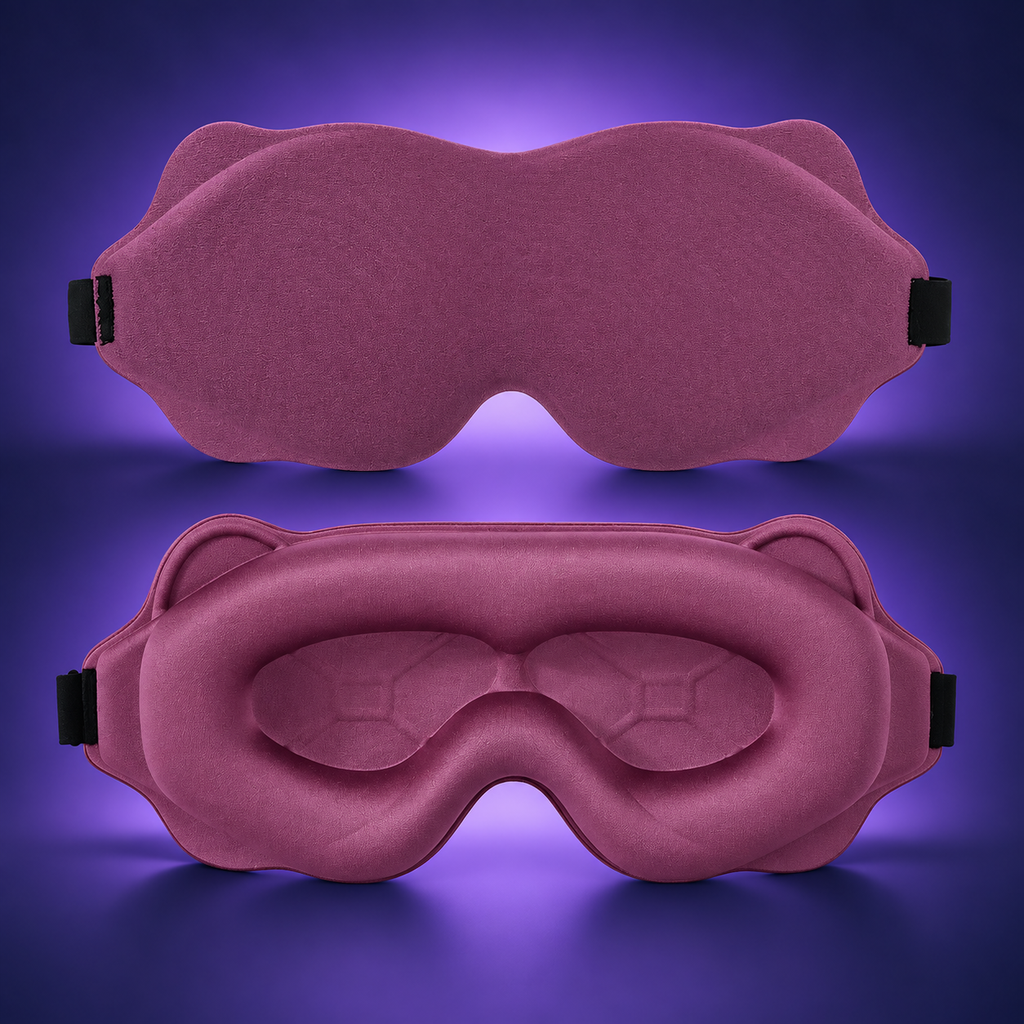 DREAMORA™ — Máscara de Dormir 3D, Bloqueo de Luz 360°
