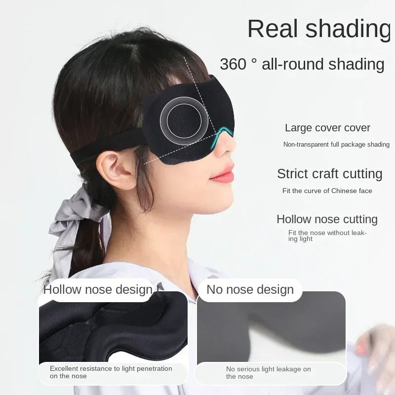 DREAMORA™ — Máscara de Dormir 3D, Bloqueo de Luz 360°