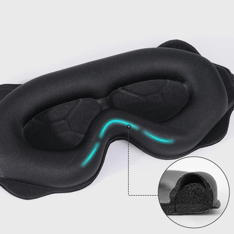 DREAMORA™ — Máscara de Dormir 3D, Bloqueo de Luz 360°