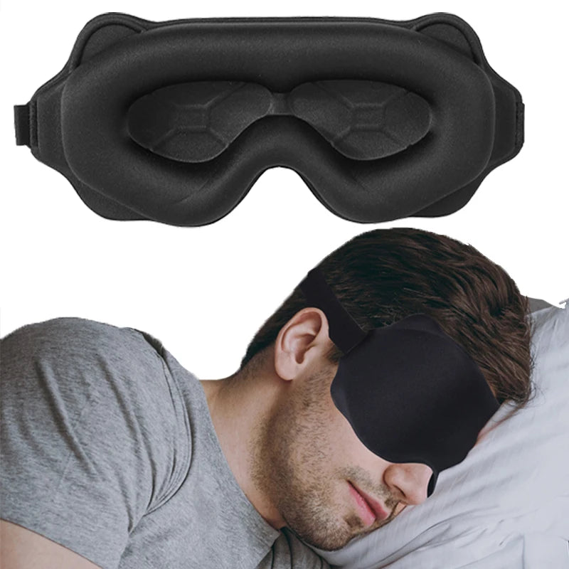 DREAMORA™ — Máscara de Dormir 3D, Bloqueo de Luz 360°