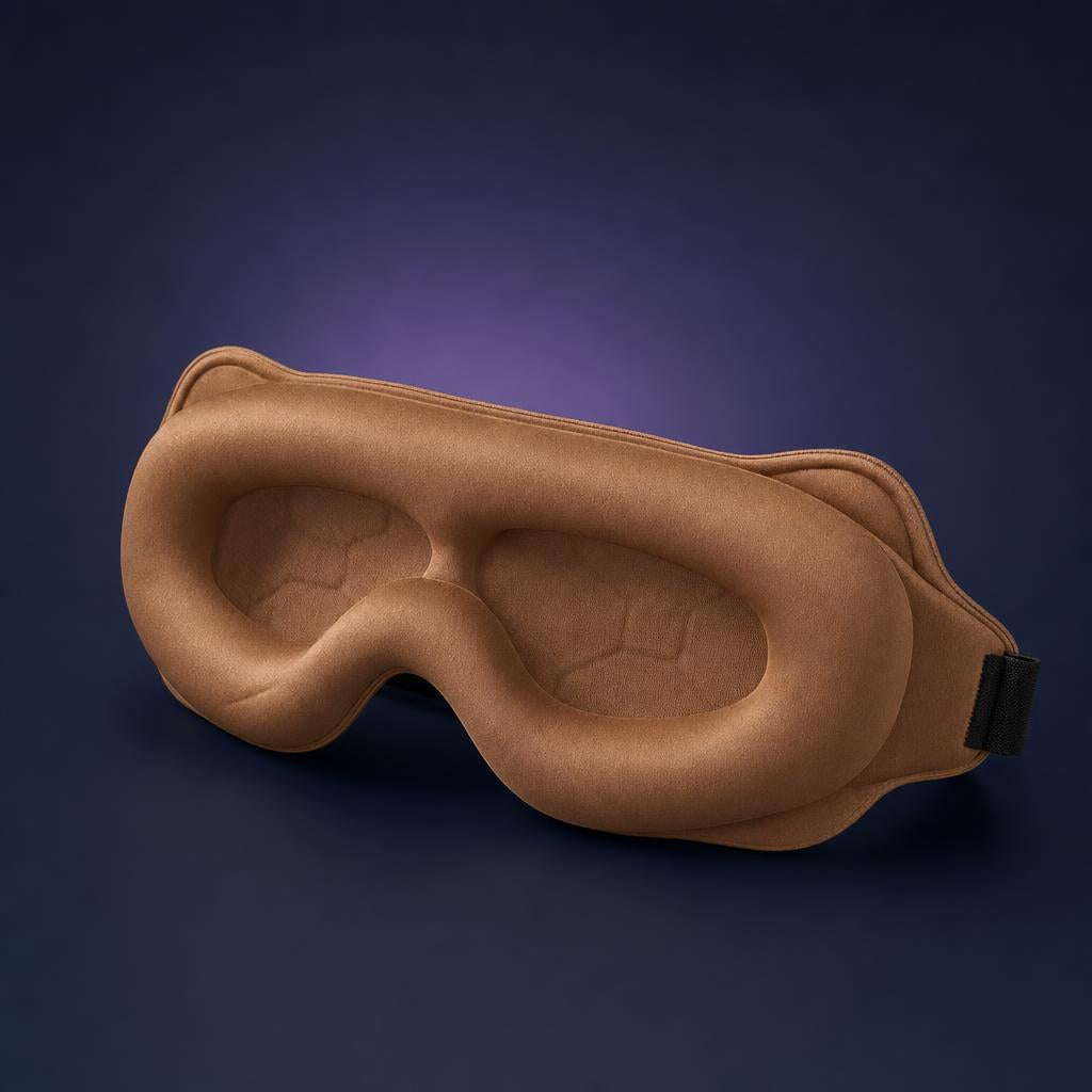 DREAMORA mascara de dormir 3D color caramelo